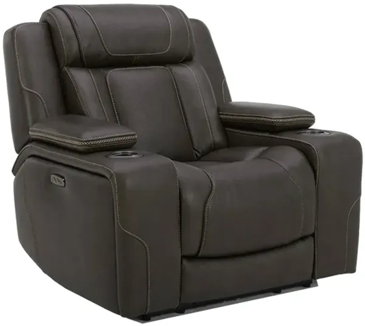 Gray First Class Power Recliner