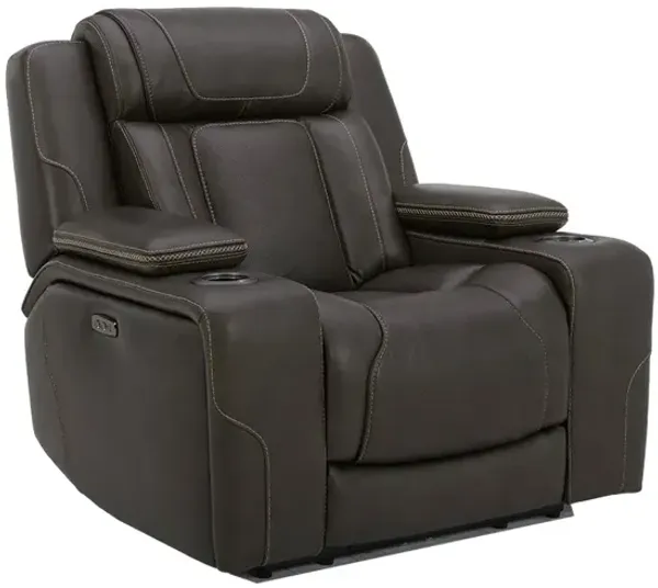 Gray First Class Power Recliner