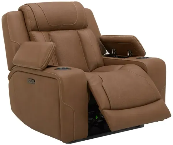 Brown First Class Power Recliner