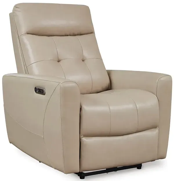 Beige Pisgham Power Recliner