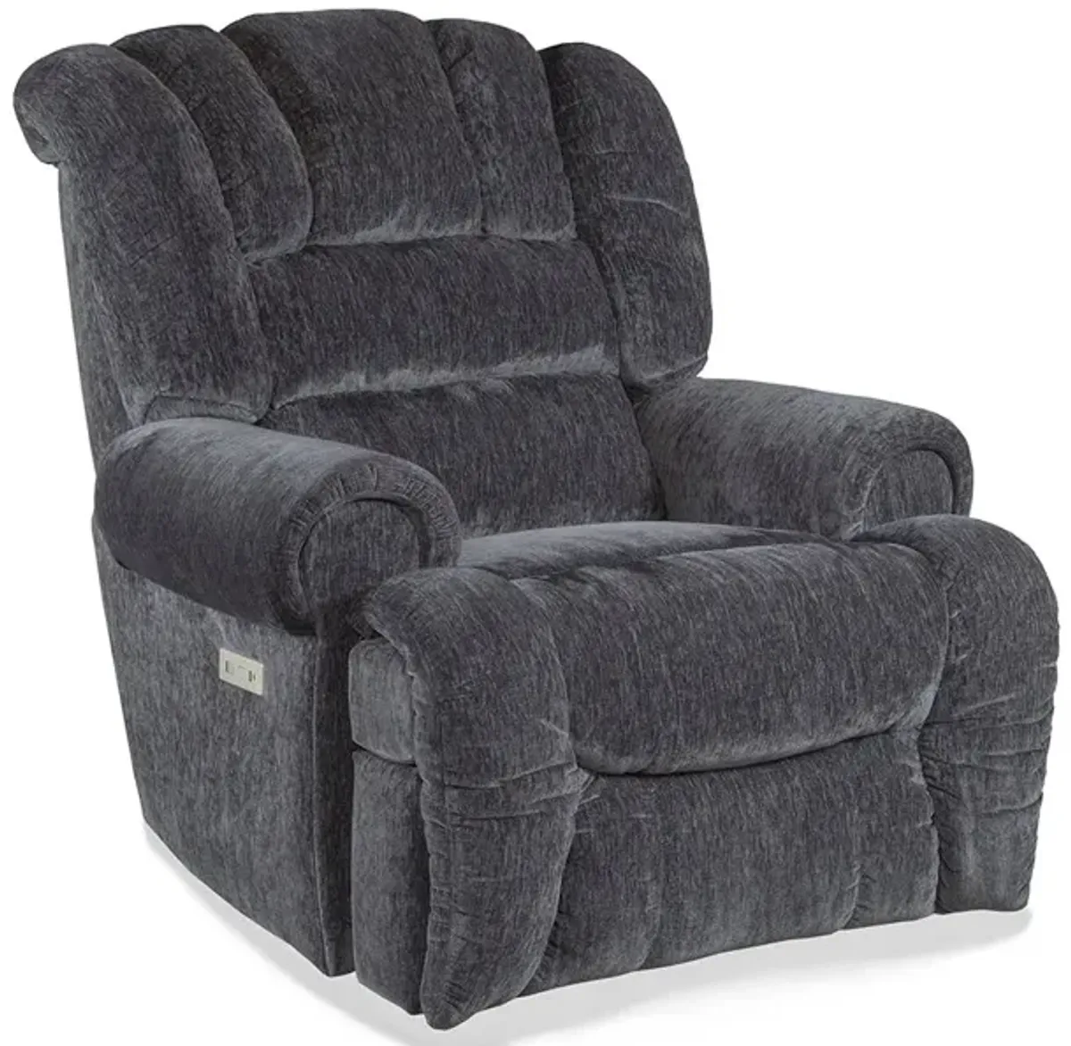 Dark Gray KingComfort Power Recliner