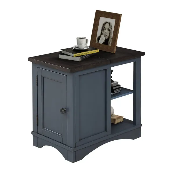 Blue Modern Roots Side Table