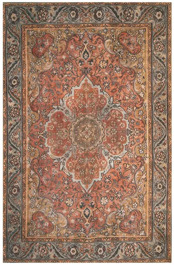 5 x 8 London Rust Valencia Rug