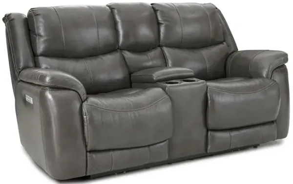 Galaxy Triple Power Loveseat with Console