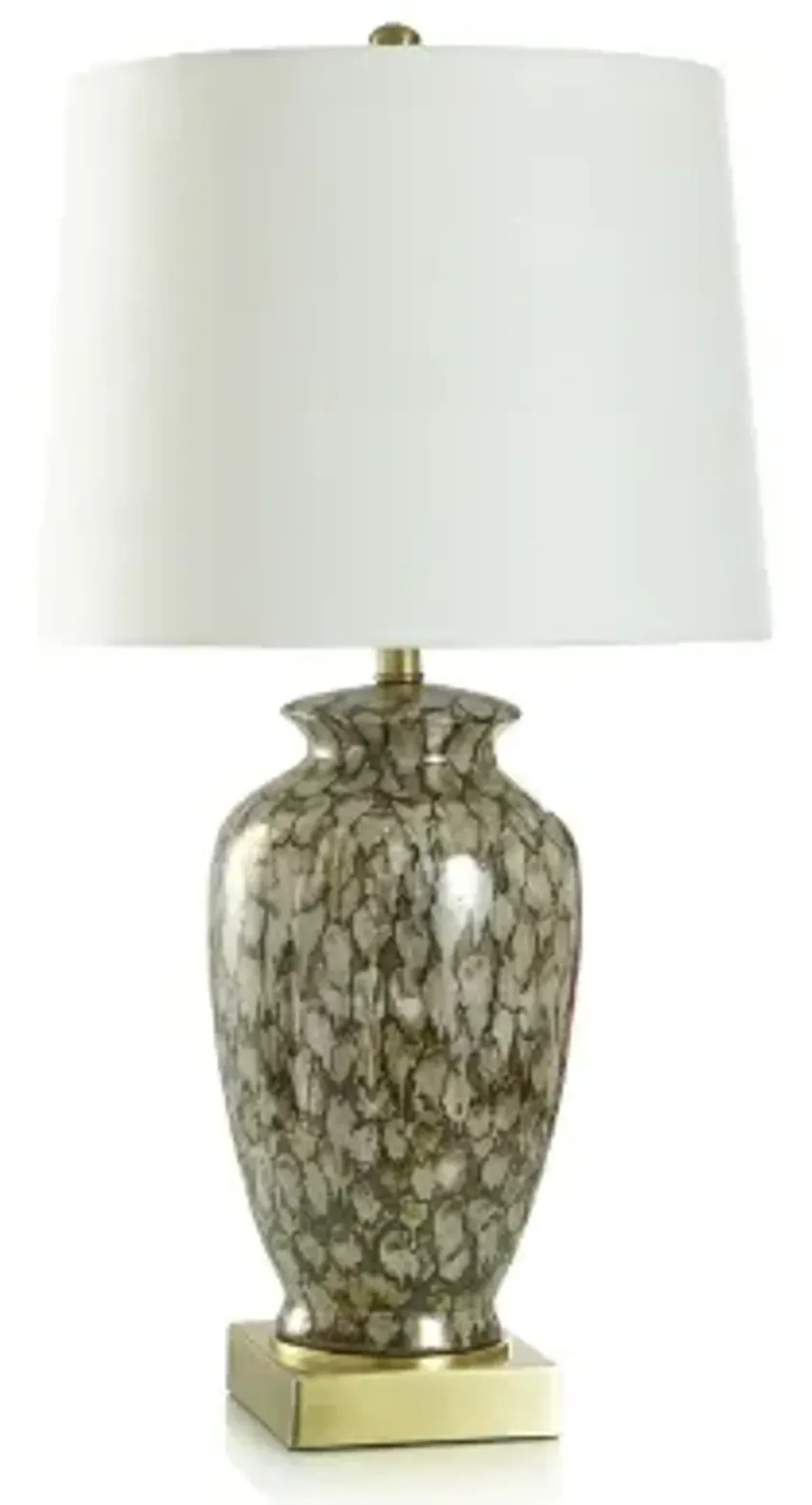 Reactive Glaze Traditional Table Lamp