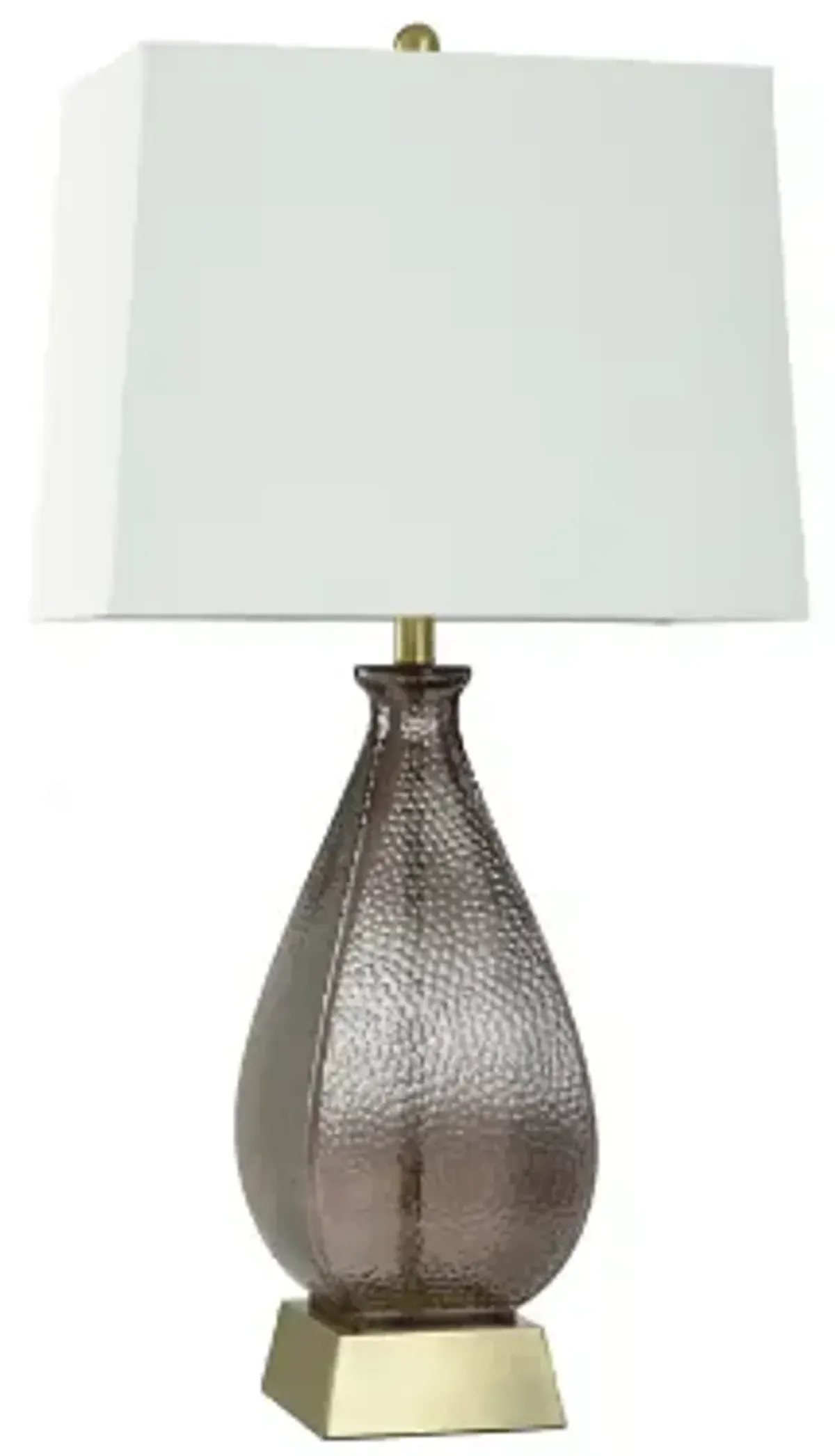 Brown Seeded Table Lamp