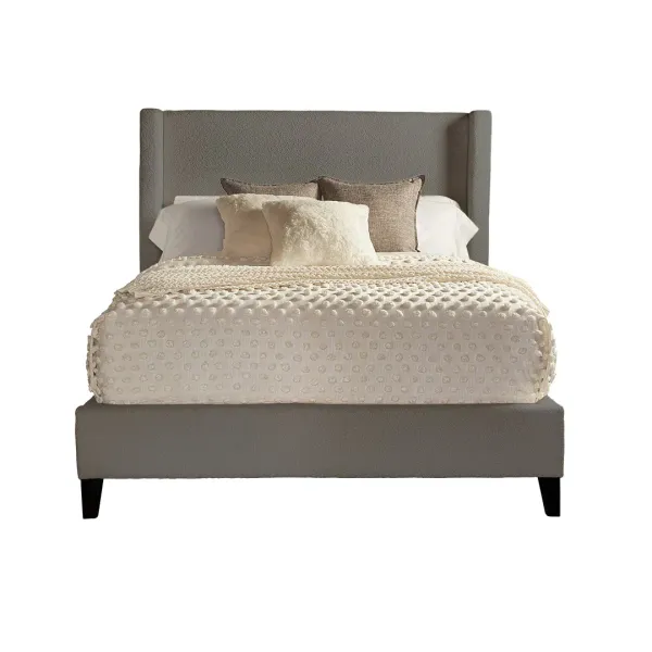 Queen / Gray Seraph Upholstered Bed
