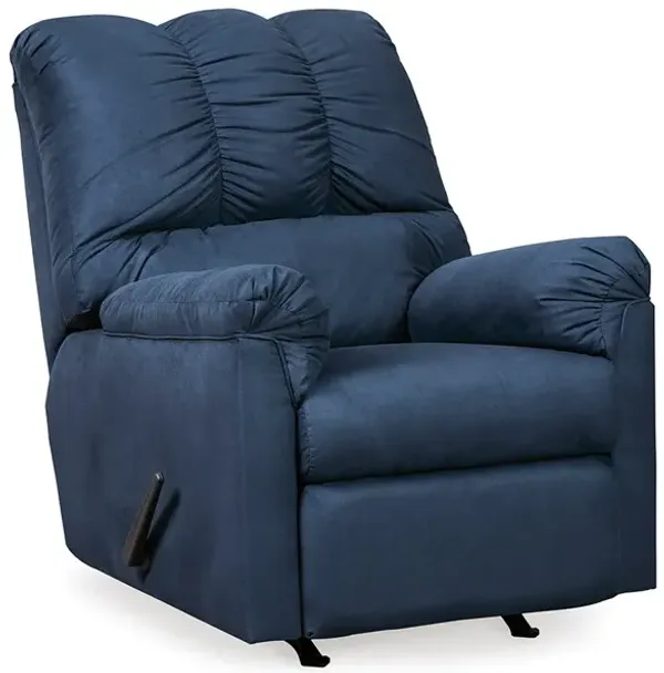 Blue Darcy Rocker Recliner