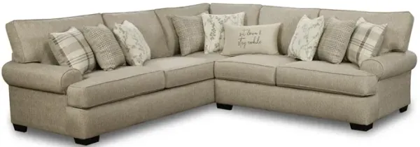 Sectional with Ottoman Glenda Sectional