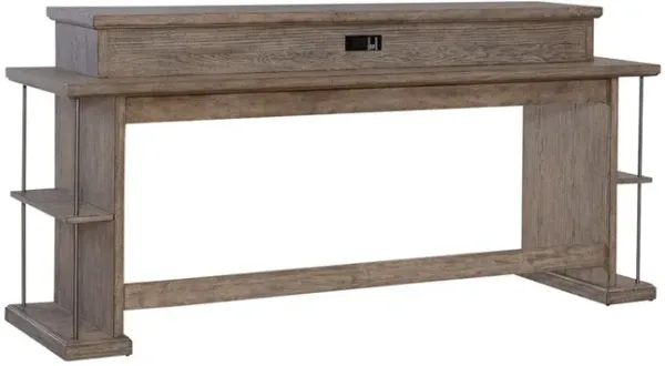 Console Bar Table with 3 Stools City Scape Console Bar Table