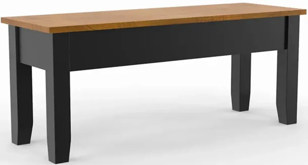 Dining Height / Black Drake Storage Bench