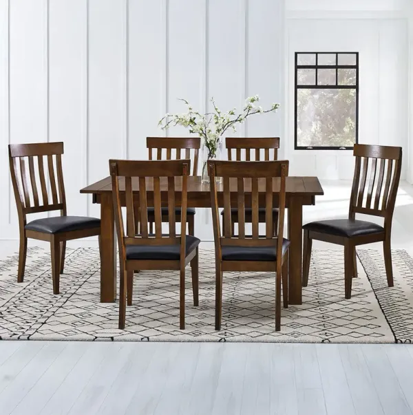 Dining Height Mariposa Dining Set (5pc) - Whiskey