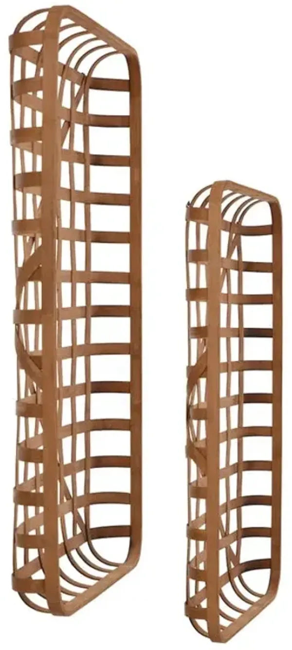 Paracel Natural Bamboo Trays (Set of 2)