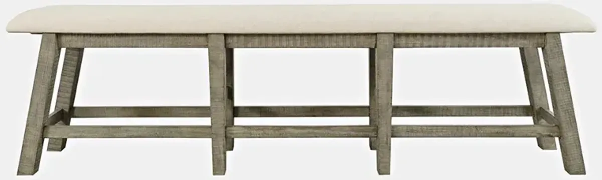 Telluride Driftwood Counter Bench