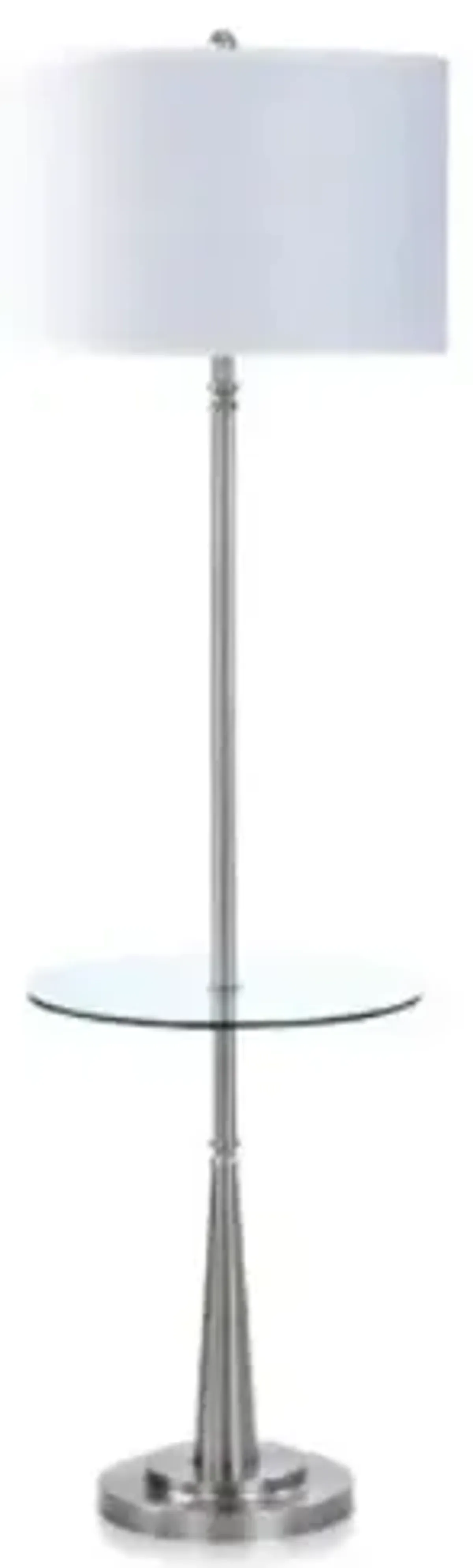 Brushed Steel Floor Lamp