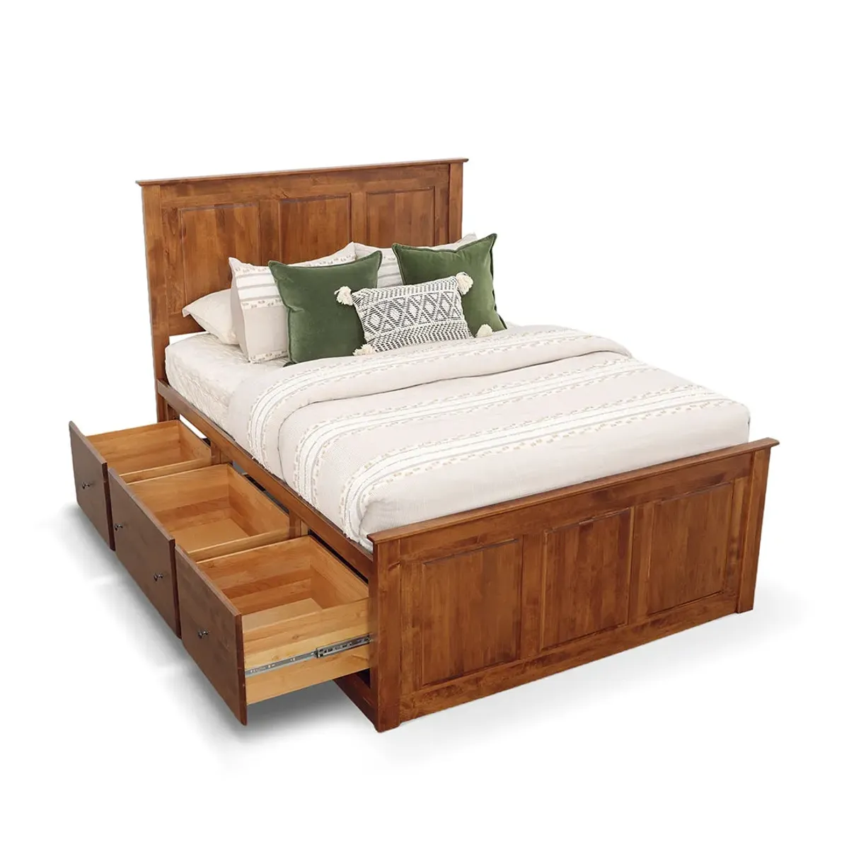 Queen Shaker Storage Bed
