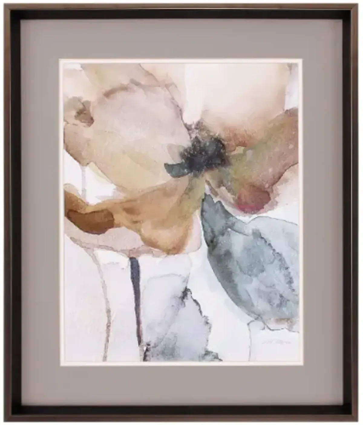 Watercolor Poppy I