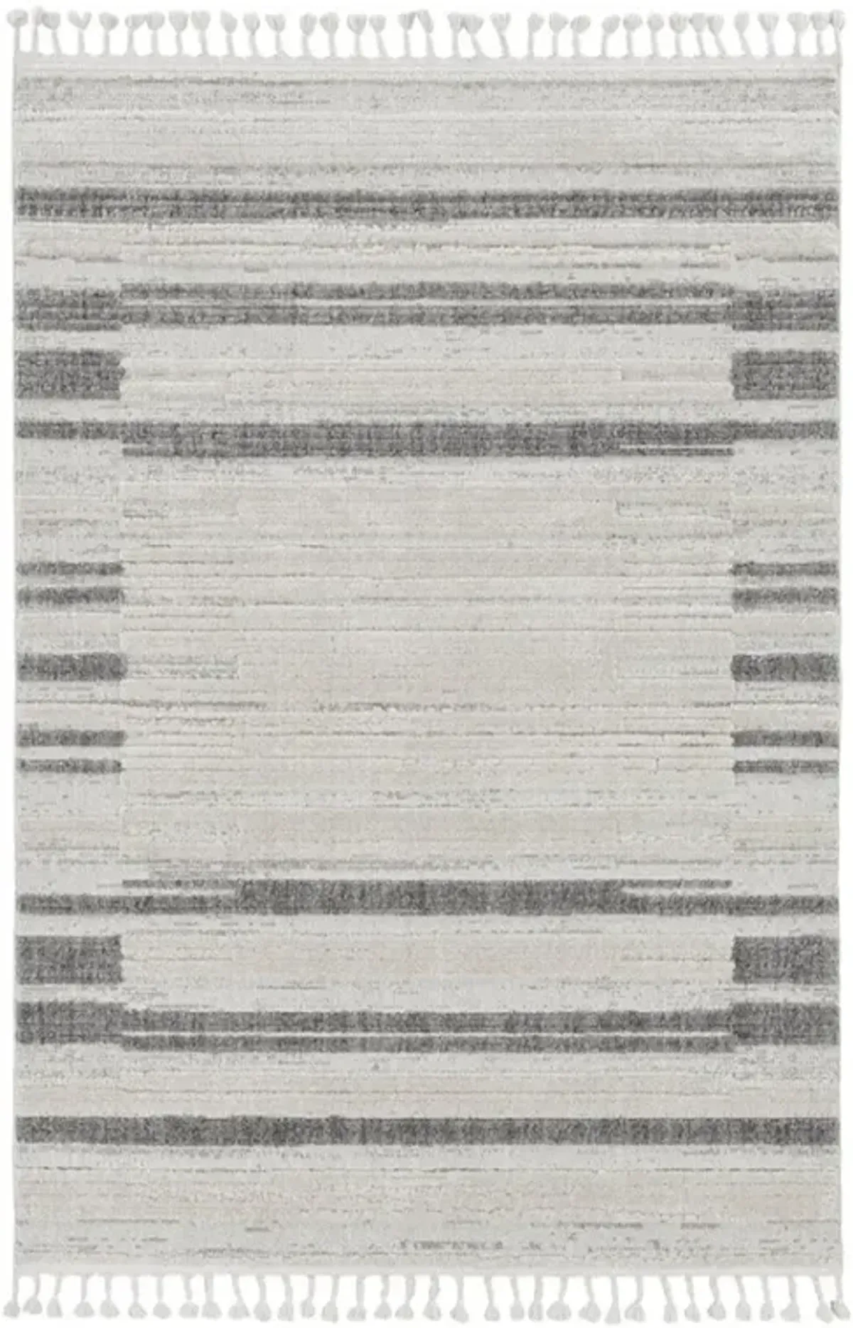 5X7 Willow Ivory Gray Rug