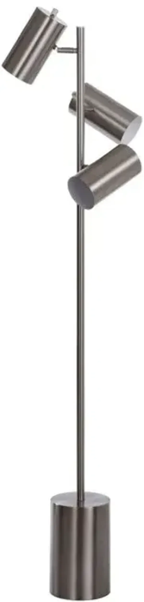 Brushed Steel Floor Lamp