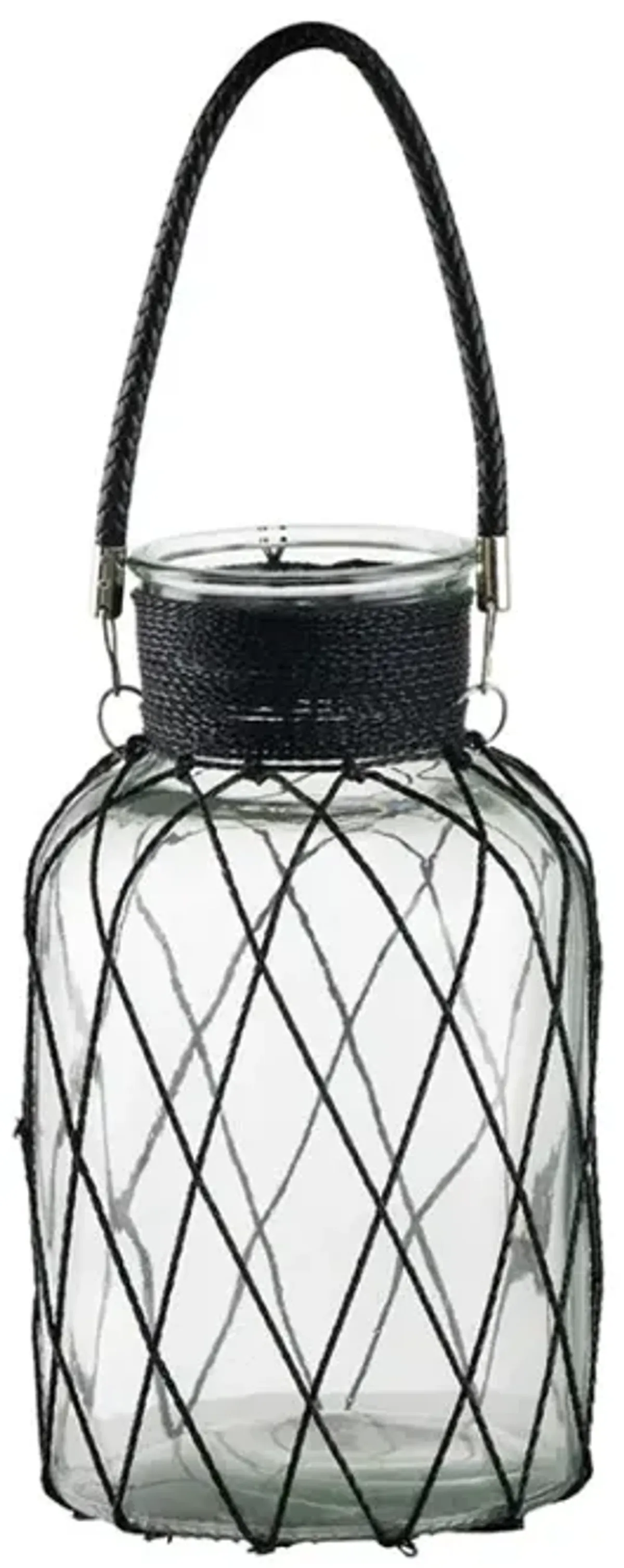 Small Glass Vase with Handle