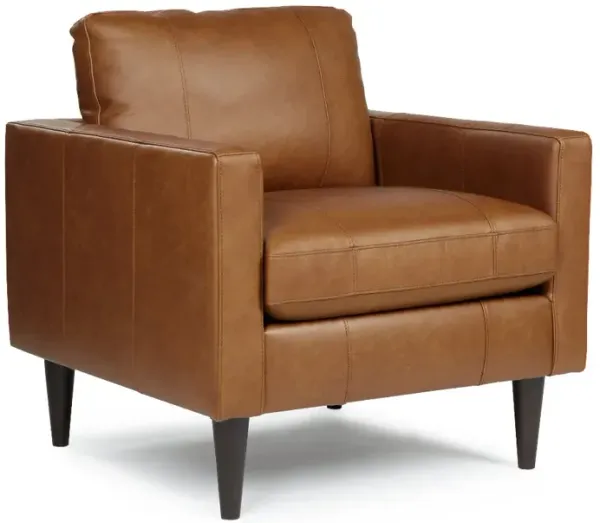 Rust Trafton Leather Chair