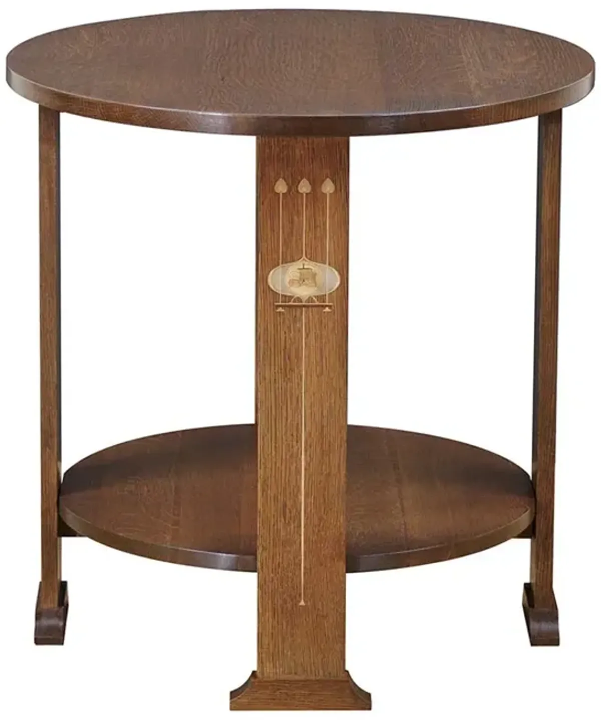 Harvey Ellis Round Lamp Table