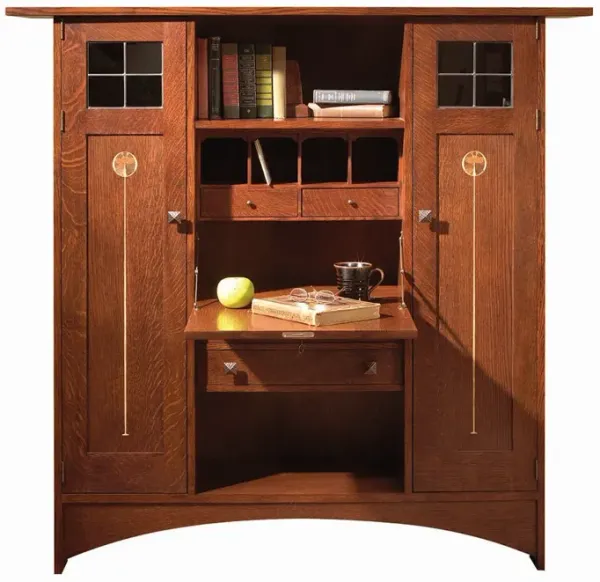 Harvey Ellis Fall Front Bookcase
