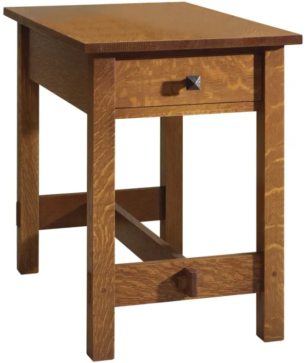Morris End Table with Drawer