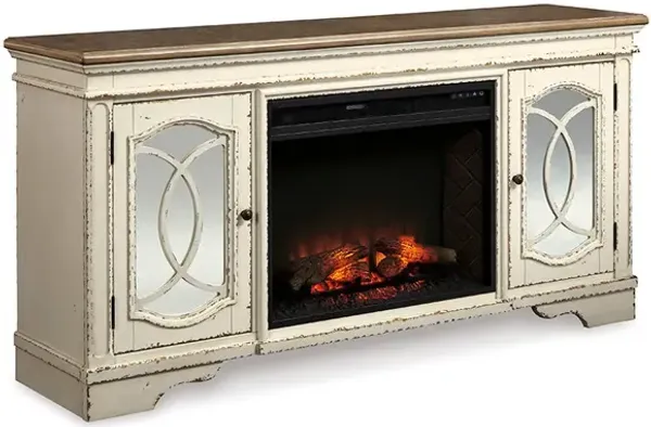 Realyn TV Stand with Fireplace