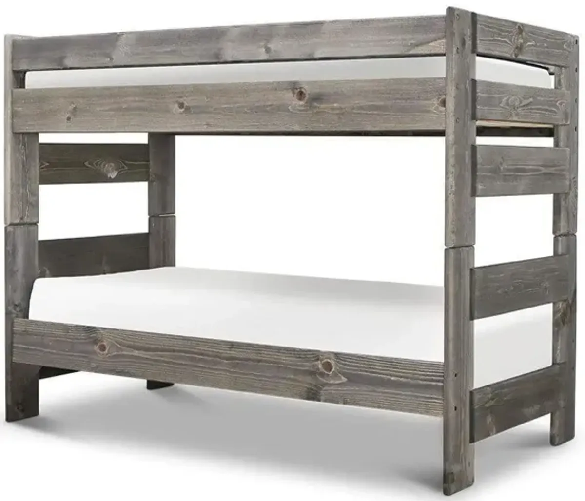 Twin over Twin / Gray Quinn Gray Bunk Bed