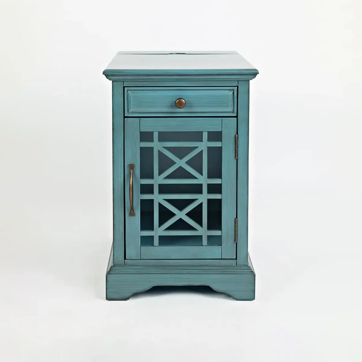 Earl Grey Craftsman Power Side Table