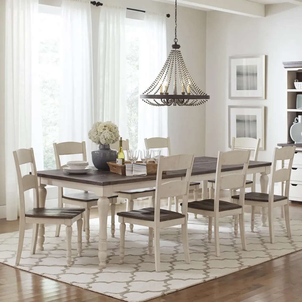 Madison County Dining Set - White