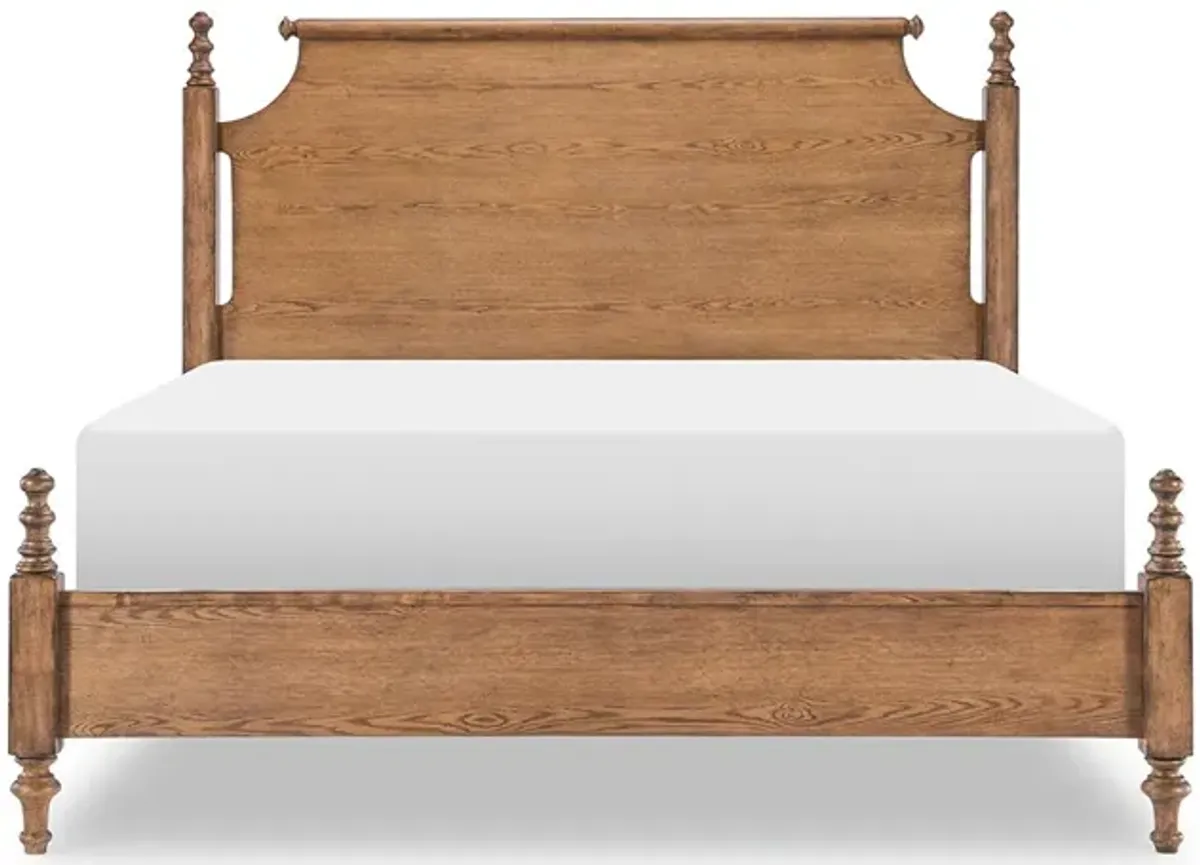 Queen Vintage Market Poster Bed