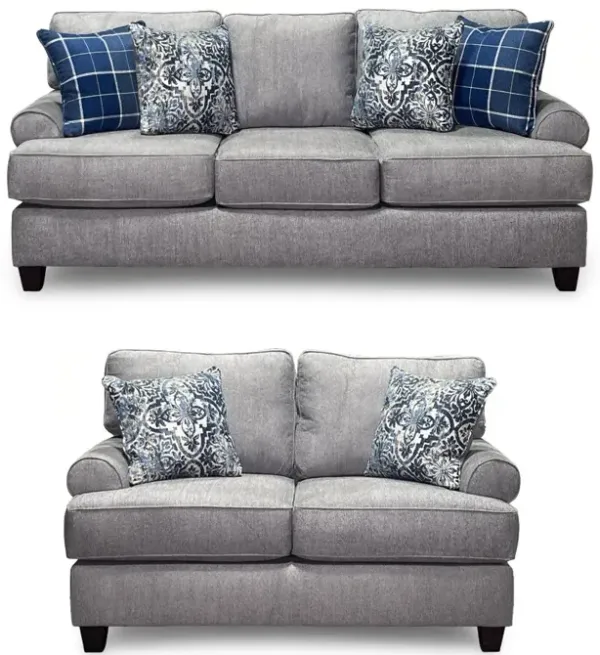 Savannah Sofa and Loveseat