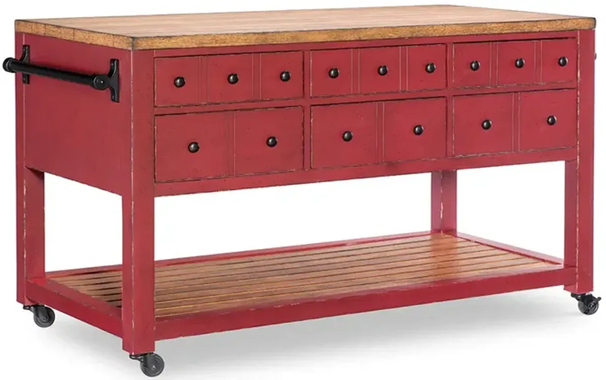 Vintage Market Kitchen Island