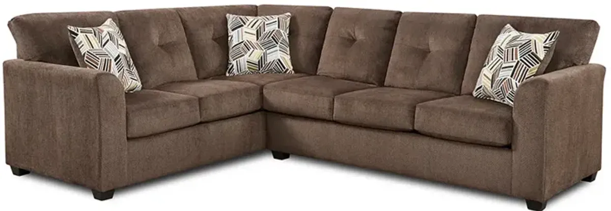 Brown Kennedy Sectional