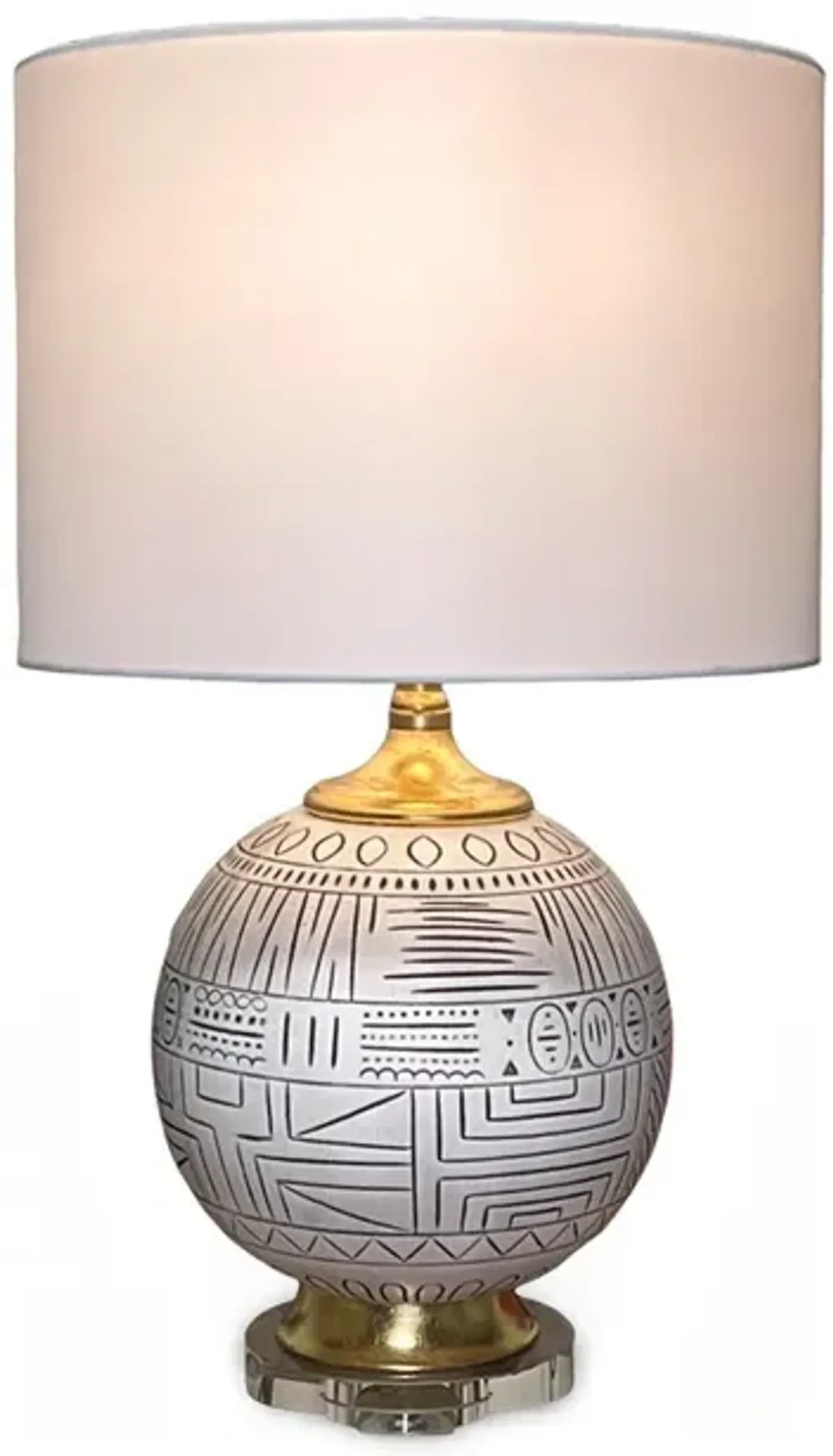 Black & White Ceramic Table Lamp