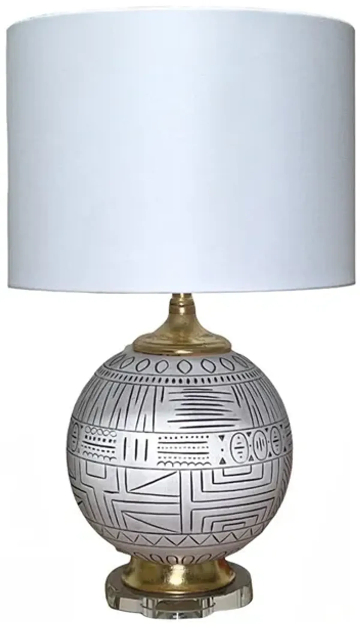 Black & White Ceramic Table Lamp