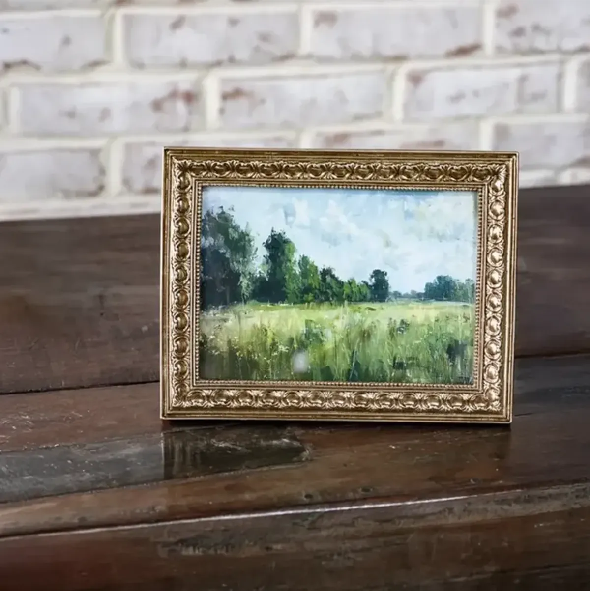 Vintage Gold Photo Frame