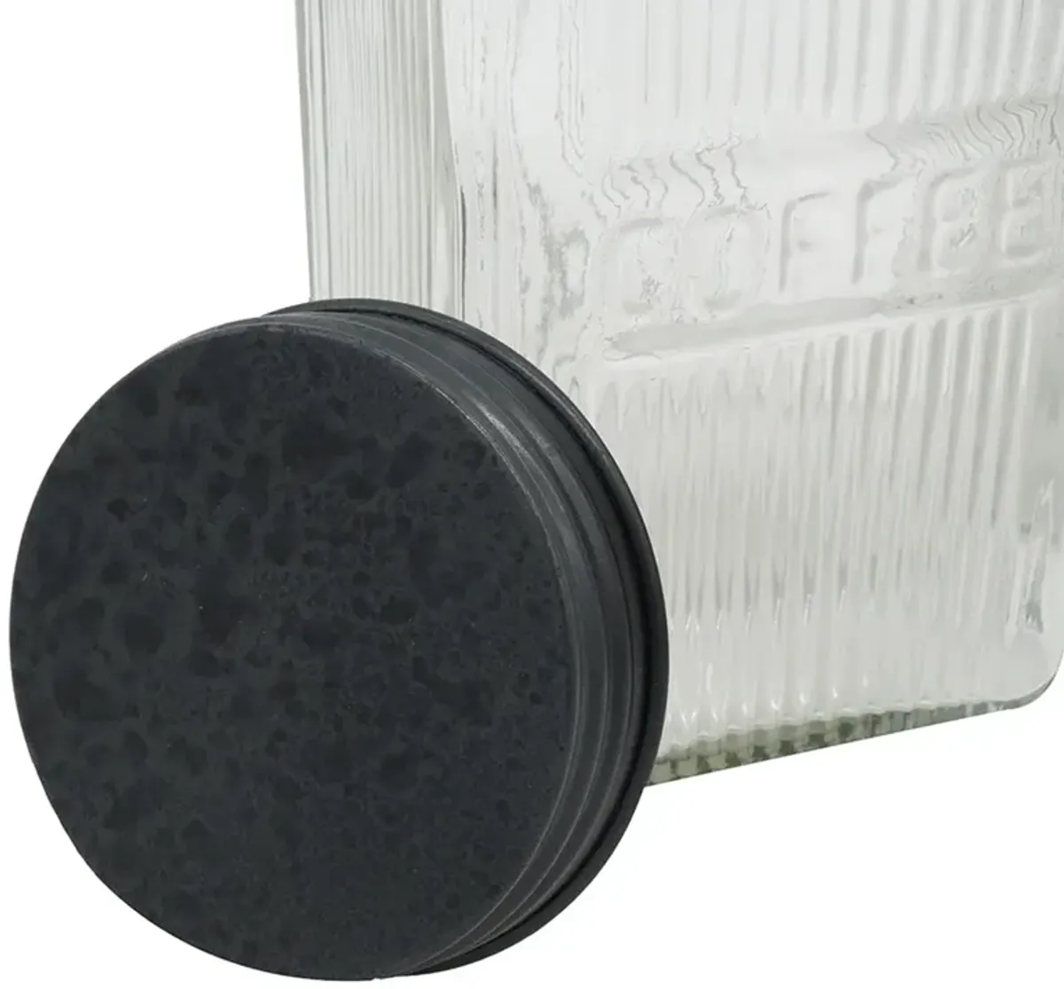 Glass Kitchen Canisters (Set of 3)
