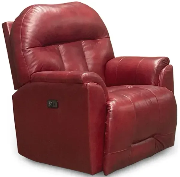 Suitably Leather Power Rocker Recliner