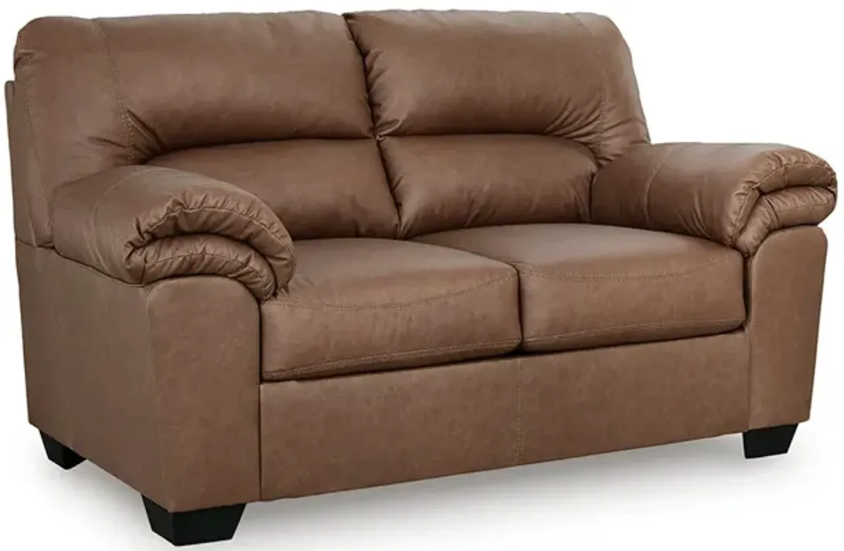 Dark Brown Willow Loveseat