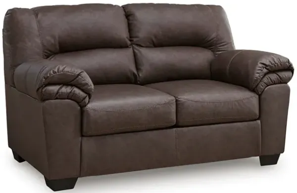 Dark Brown Willow Loveseat