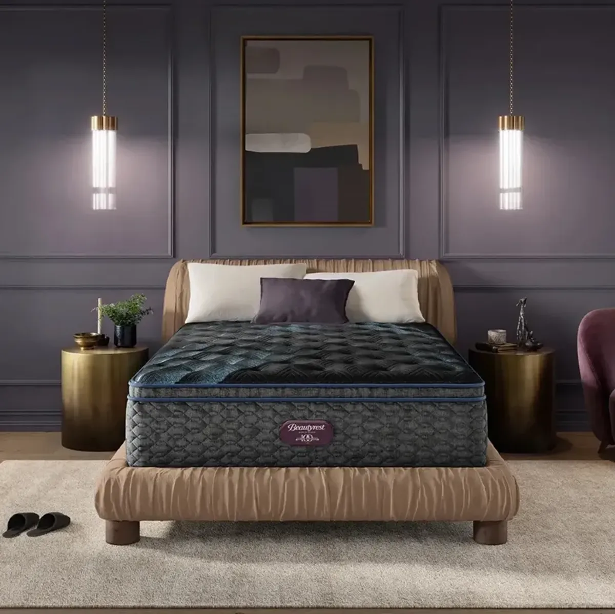 Twin XL Beautyrest World Class Plush Pillow Top Mattress
