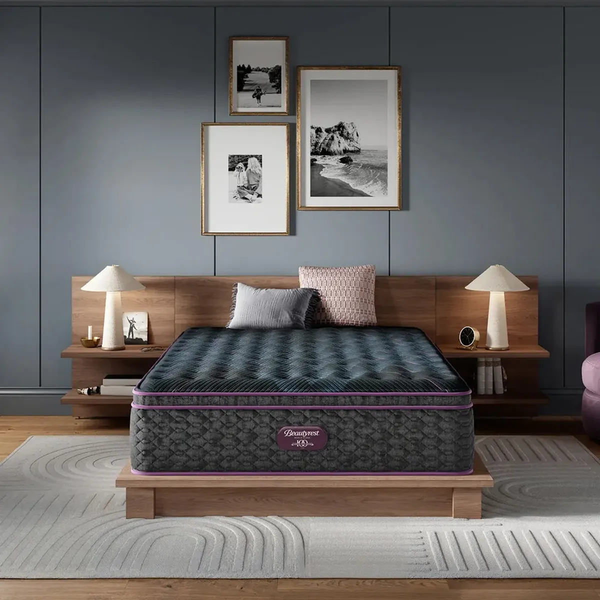 Queen Beautyrest World Class Medium Pillow Top Mattress