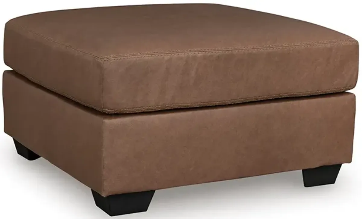 Light Brown Willow Sectional II with Ottoman