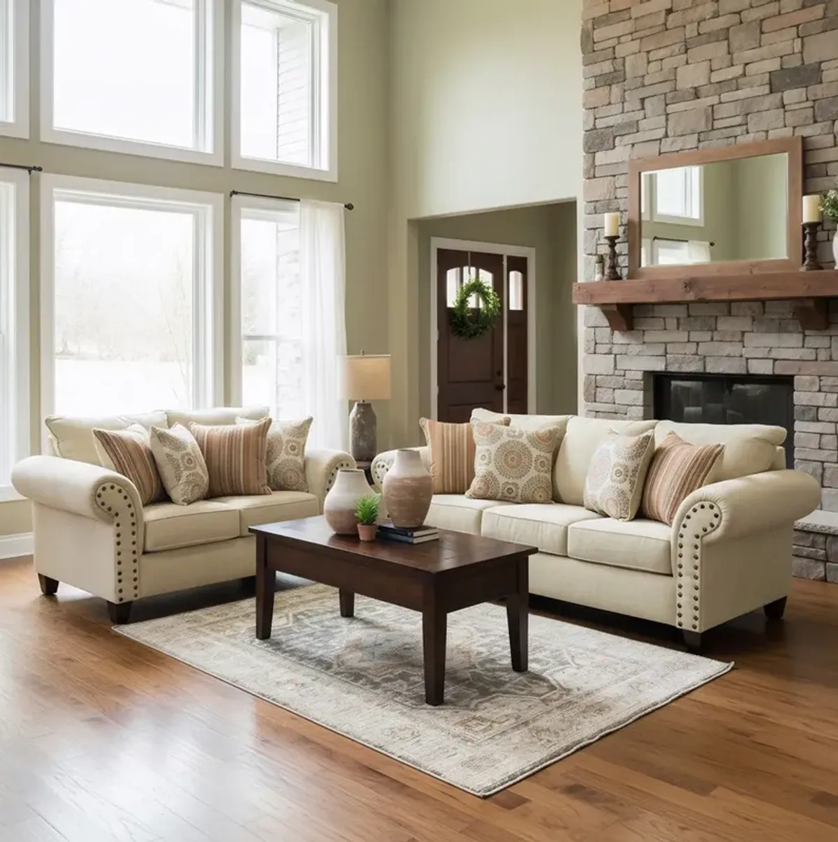 Elaine Sofa and Loveseat