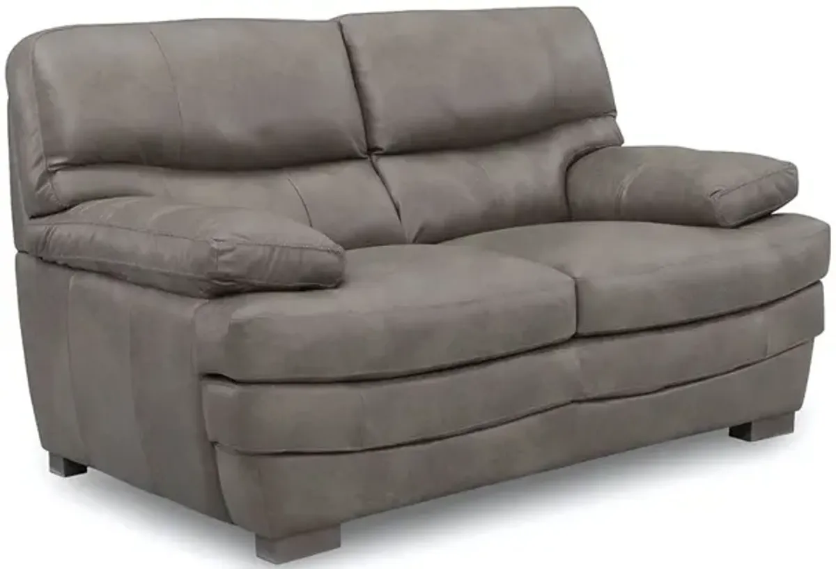 Denver Leather Loveseat