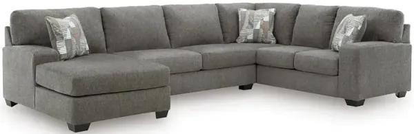 Gray Seyler Sectional with Left Chaise