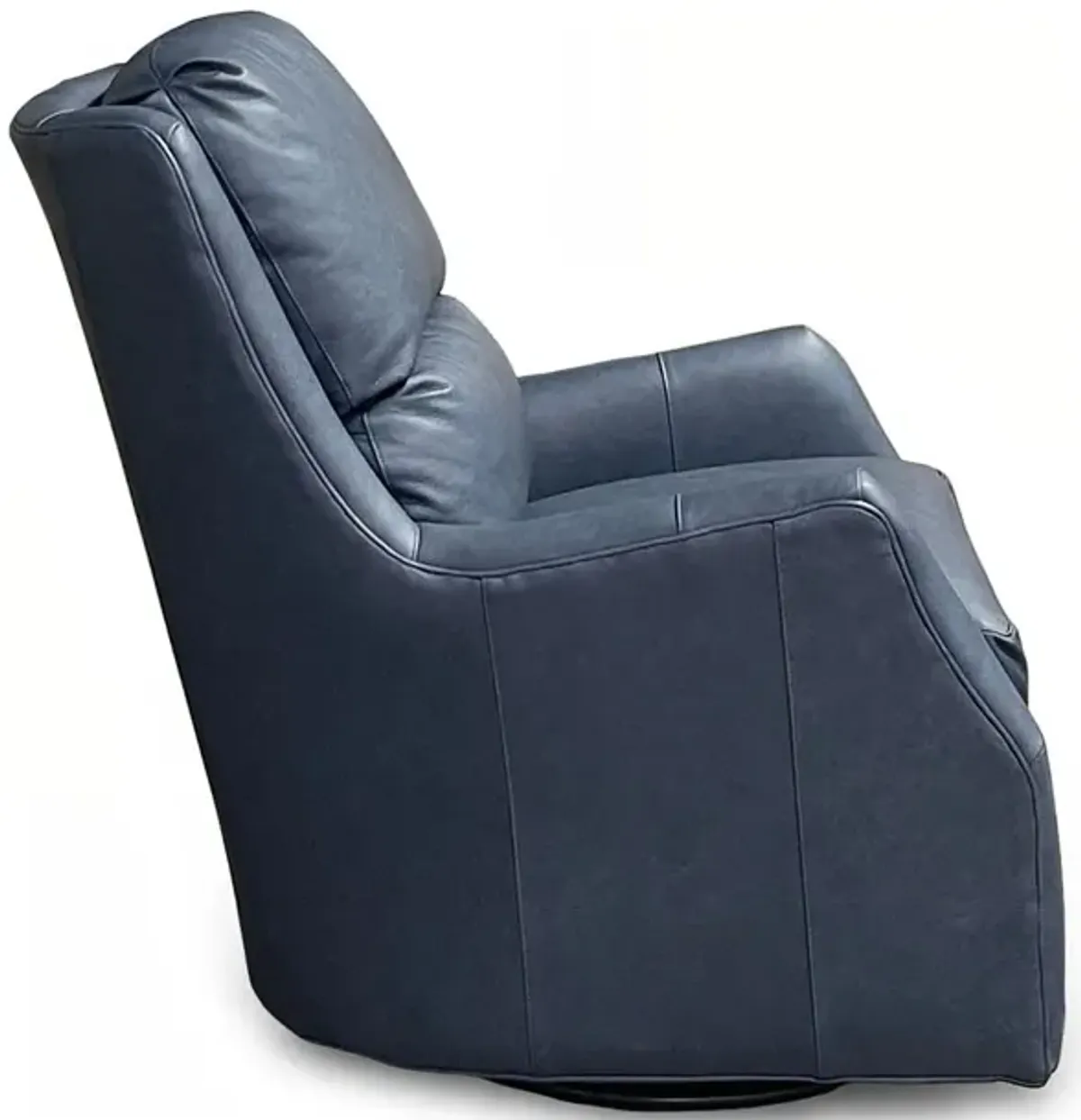 Lisa Leather Swivel Glider